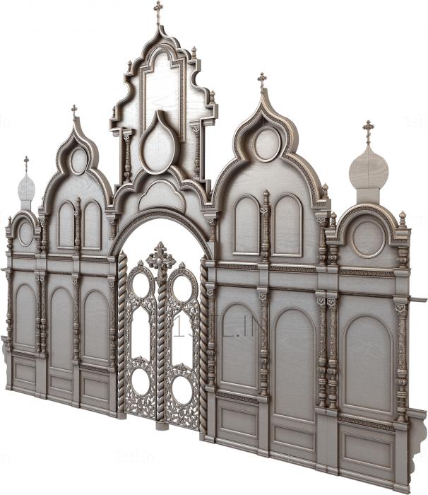 Iconostasis (IKN_0019) 3D model for CNC machine