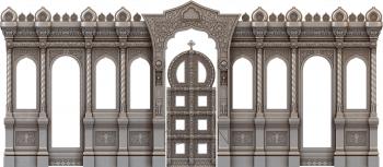 Iconostasis (IKN_0026) 3D model for CNC machine