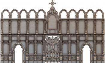 Iconostasis (IKN_0033) 3D model for CNC machine