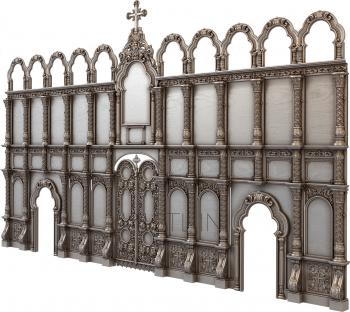 Iconostasis (IKN_0033) 3D model for CNC machine