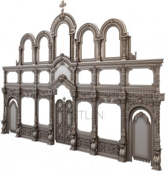 Iconostasis (IKN_0043) 3D model for CNC machine