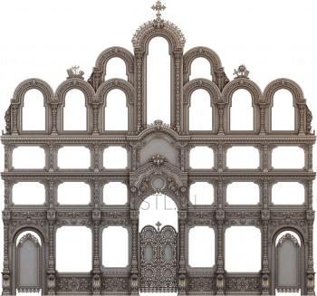 Iconostasis (IKN_0044) 3D model for CNC machine