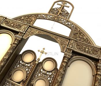 Iconostasis (IKN_0049) 3D model for CNC machine