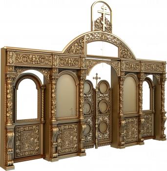 Iconostasis (IKN_0049) 3D model for CNC machine