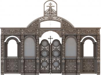 Iconostasis (IKN_0049) 3D model for CNC machine