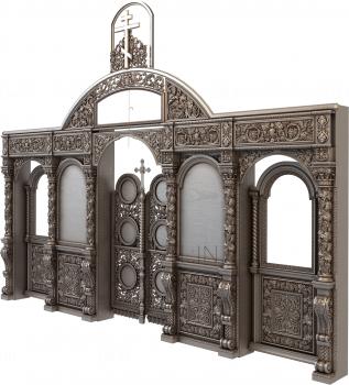 Iconostasis (IKN_0049) 3D model for CNC machine