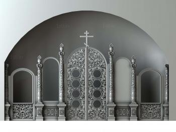 Iconostasis (IKN_0050) 3D model for CNC machine