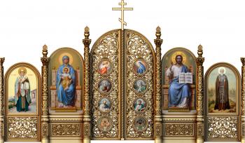 Iconostasis (IKN_0050) 3D model for CNC machine