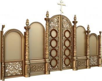 Iconostasis (IKN_0050) 3D model for CNC machine