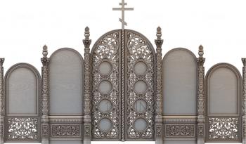 Iconostasis (IKN_0050) 3D model for CNC machine