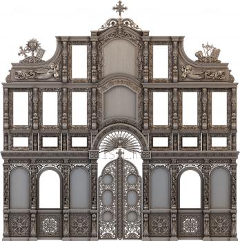 Iconostasis (IKN_0051) 3D model for CNC machine