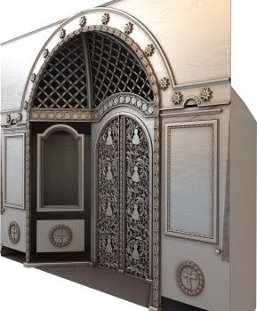 Iconostasis (IKN_0052) 3D model for CNC machine