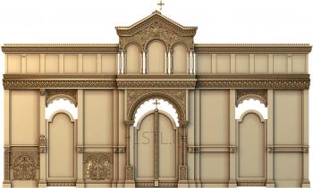 Iconostasis (IKN_0053) 3D model for CNC machine