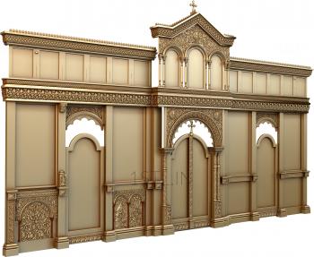 Iconostasis (IKN_0053) 3D model for CNC machine