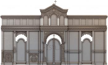 Iconostasis (IKN_0053) 3D model for CNC machine