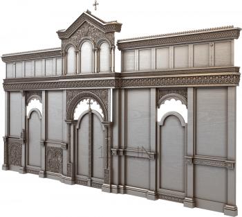 Iconostasis (IKN_0053) 3D model for CNC machine