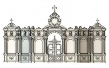 Iconostasis (IKN_0054) 3D model for CNC machine