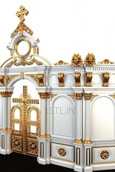 Iconostasis (IKN_0054) 3D model for CNC machine