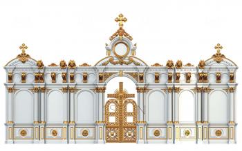 Iconostasis (IKN_0054) 3D model for CNC machine