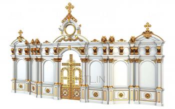 Iconostasis (IKN_0054) 3D model for CNC machine