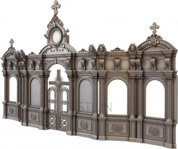 Iconostasis (IKN_0054) 3D model for CNC machine