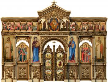 Iconostasis (IKN_0055) 3D model for CNC machine