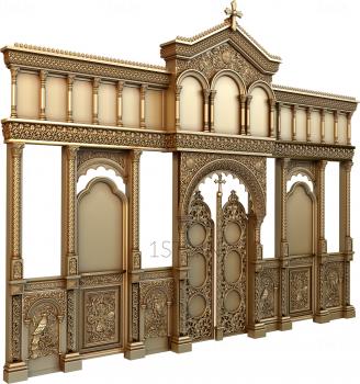 Iconostasis (IKN_0055) 3D model for CNC machine