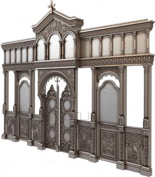 Iconostasis (IKN_0055) 3D model for CNC machine