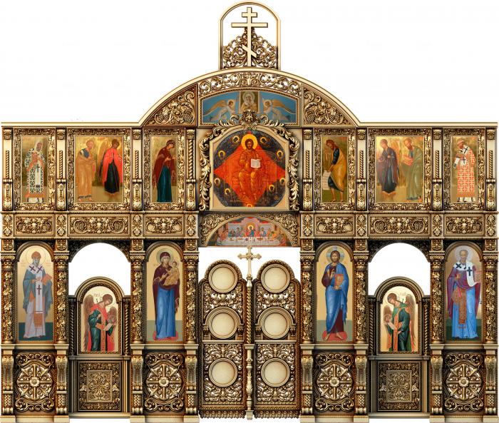 Iconostasis (IKN_0056) 3D model for CNC machine