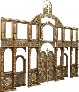 Iconostasis (IKN_0056) 3D model for CNC machine