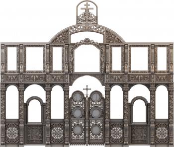 Iconostasis (IKN_0056) 3D model for CNC machine