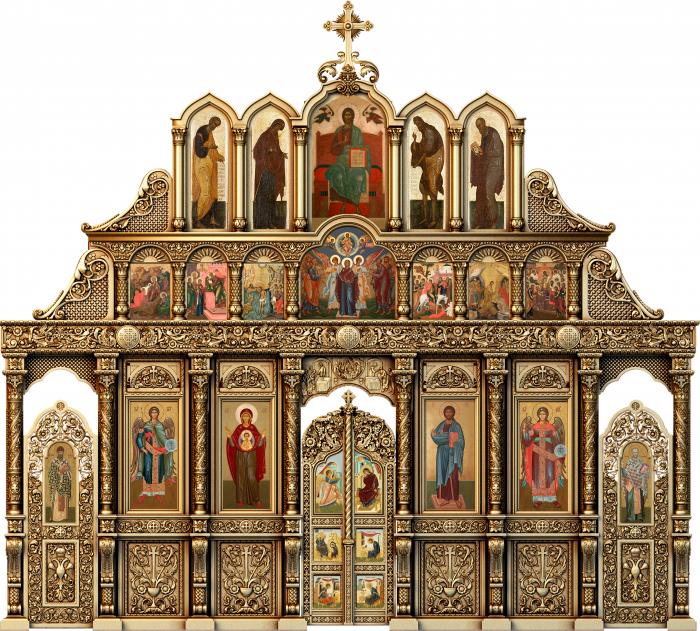 Iconostasis (IKN_0058) 3D model for CNC machine