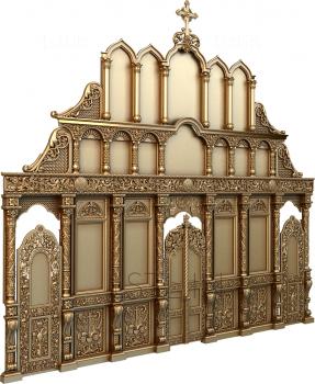 Iconostasis (IKN_0058) 3D model for CNC machine