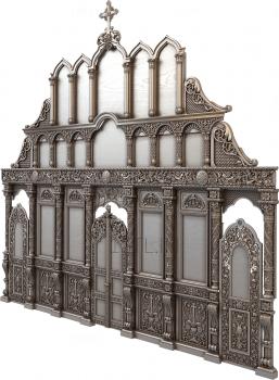 Iconostasis (IKN_0058) 3D model for CNC machine