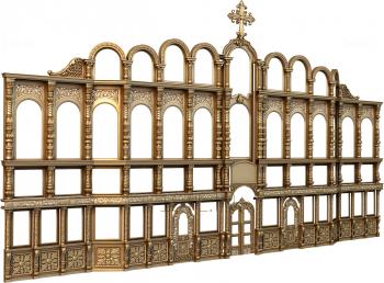 Iconostasis (IKN_0060) 3D model for CNC machine