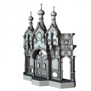 Iconostasis (IKN_0061) 3D model for CNC machine