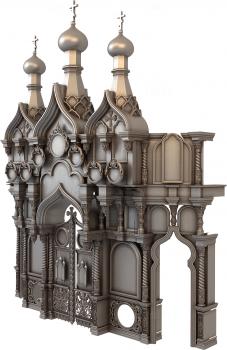 Iconostasis (IKN_0061) 3D model for CNC machine