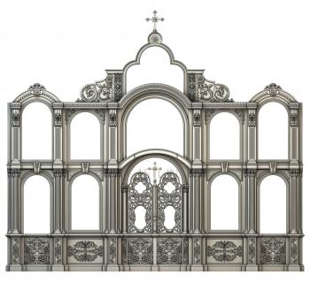 Iconostasis (IKN_0064) 3D model for CNC machine