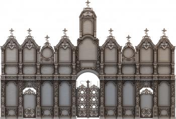 Iconostasis (IKN_0065) 3D model for CNC machine