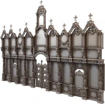 Iconostasis (IKN_0065) 3D model for CNC machine