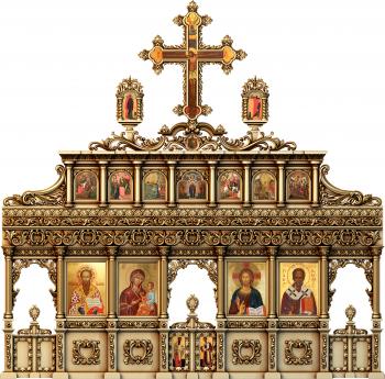 Iconostasis (IKN_0067) 3D model for CNC machine