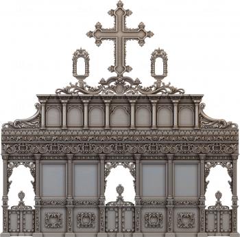 Iconostasis (IKN_0067) 3D model for CNC machine