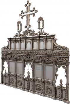 Iconostasis (IKN_0067) 3D model for CNC machine