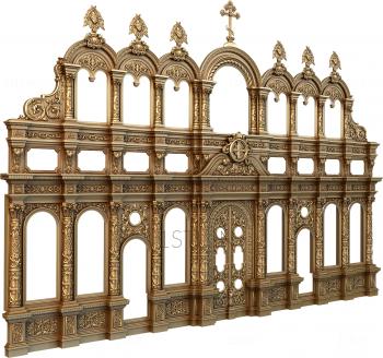 Iconostasis (IKN_0068) 3D model for CNC machine