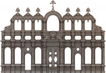 Iconostasis (IKN_0068) 3D model for CNC machine