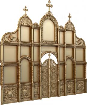 Iconostasis (IKN_0069) 3D model for CNC machine