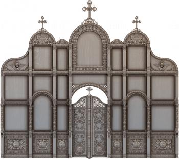 Iconostasis (IKN_0069) 3D model for CNC machine