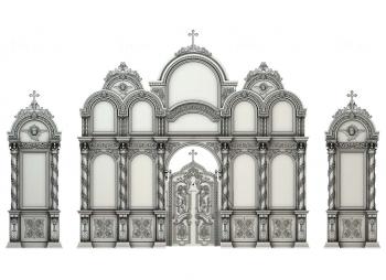 Iconostasis (IKN_0070) 3D model for CNC machine