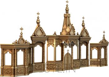 Iconostasis (IKN_0073) 3D model for CNC machine