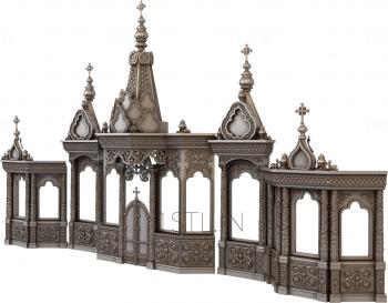 Iconostasis (IKN_0073) 3D model for CNC machine